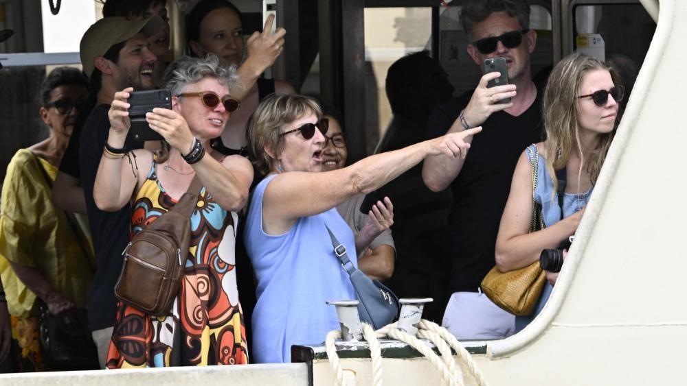 U fotografijama: Venčanje Džefa Bezosa i Loren Sančez u Veneciji 6 Turisti u Veneciji