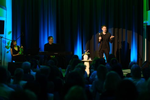 DSCF7456 Stihovi koji se pamte: Književno veče sa Nebojšom Milovanovićem u Fondaciji Mozzart 5