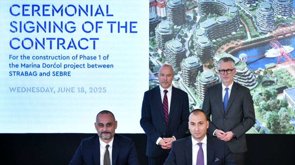 Potpisan ugovor o izgradnji projekta Marina Dorćol 1