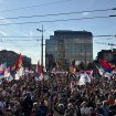 Skup podrške ispred Palate pravde uoči suđenja studentima uhapšenim posle Vidovdanskog protesta 8