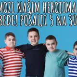 Fondacija Jedro: Za lečenje pet dečaka potrebno još 175.000 SMS poruka 3