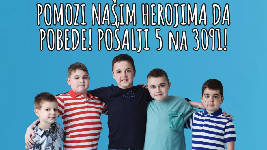 Fondacija Jedro: Za lečenje pet dečaka potrebno još 175.000 SMS poruka 1