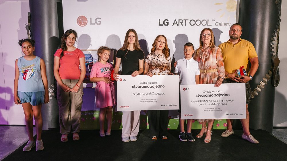 "Život je lep kada stvaramo zajedno": Proglašeni pobednici LG likovnog konkursa za osnovce 1