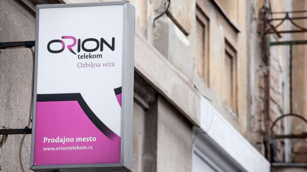 Na kom je mestu Orion telekom po broju korisnika u Srbiji? 1