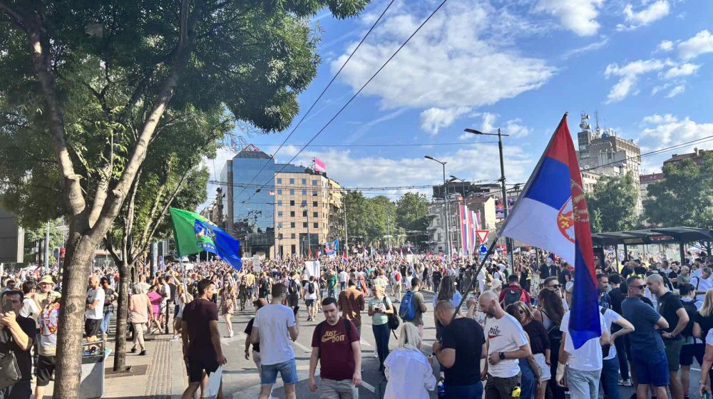 Slavija Vidovdan protest 28. jun