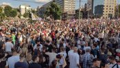 Slavija Vidovdan protest 28. jun Incidenti nakon studentskog protesta na Vidovdan, ima povređenih i privedenih (FOTO, VIDEO) 39