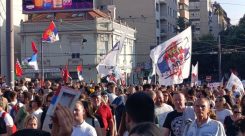Slavija Vidovdan protest 28. jun Incidenti nakon studentskog protesta na Vidovdan, ima povređenih i privedenih (FOTO, VIDEO) 34