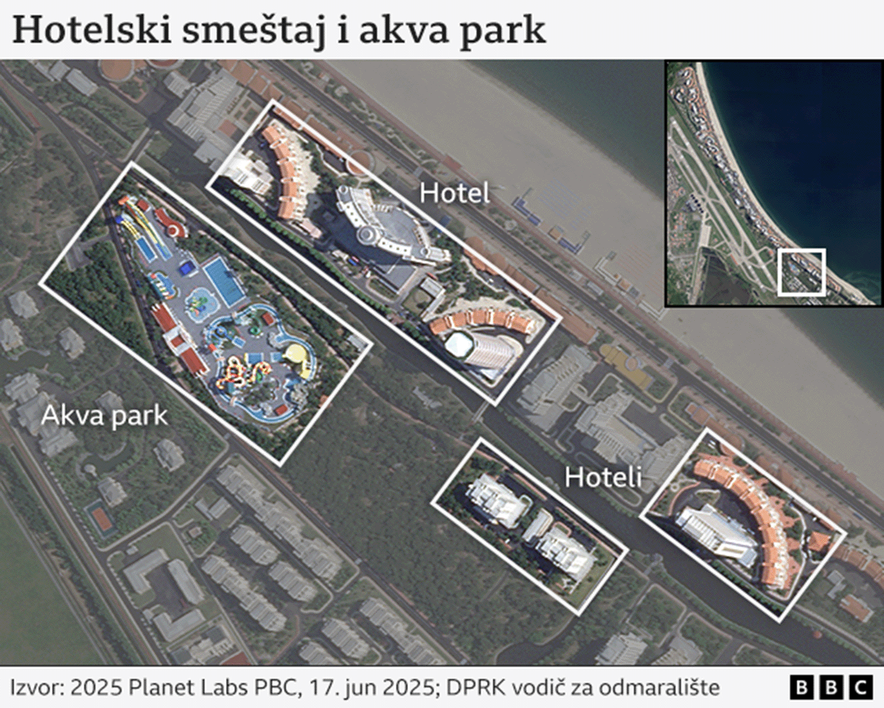 Kako Severna Koreja pokušava da privuče ruske turiste 2 satelitski snimak koji pokazuje novo odmaralište