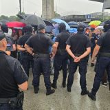 Policija nasrnula na Srđana Milivojevića ispred Sajma 1