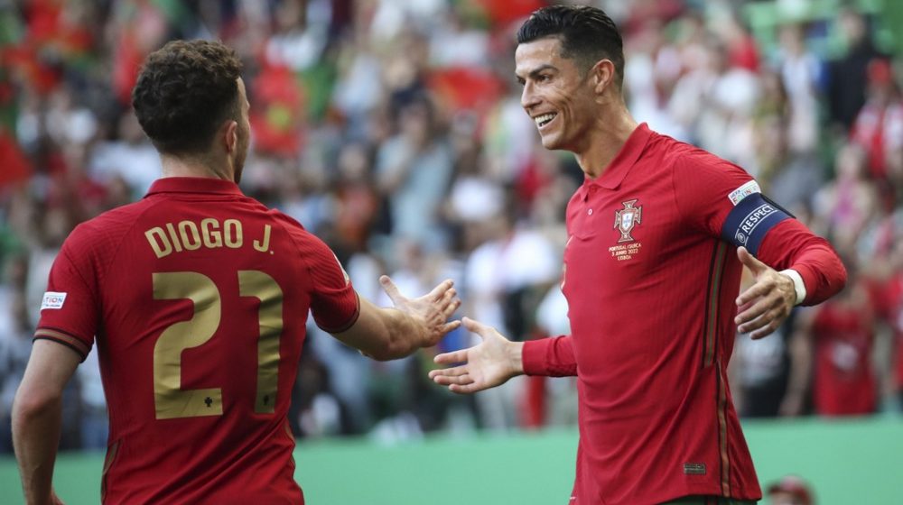Diogo Žota i Kristijano Ronaldo