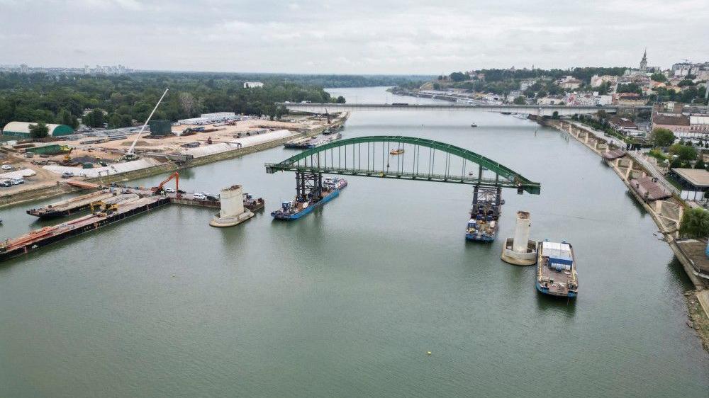 most u beogradu, stari savski most