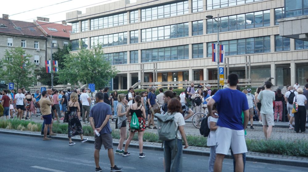 Studenti Filozofskog fakulteta danas protestuju ispred Palate pravde zbog privođenja koleginice 1