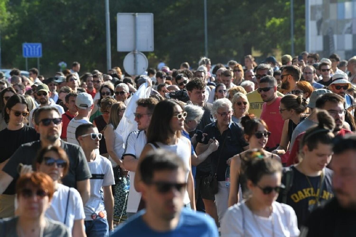 Protest studenata i profesora FDU
