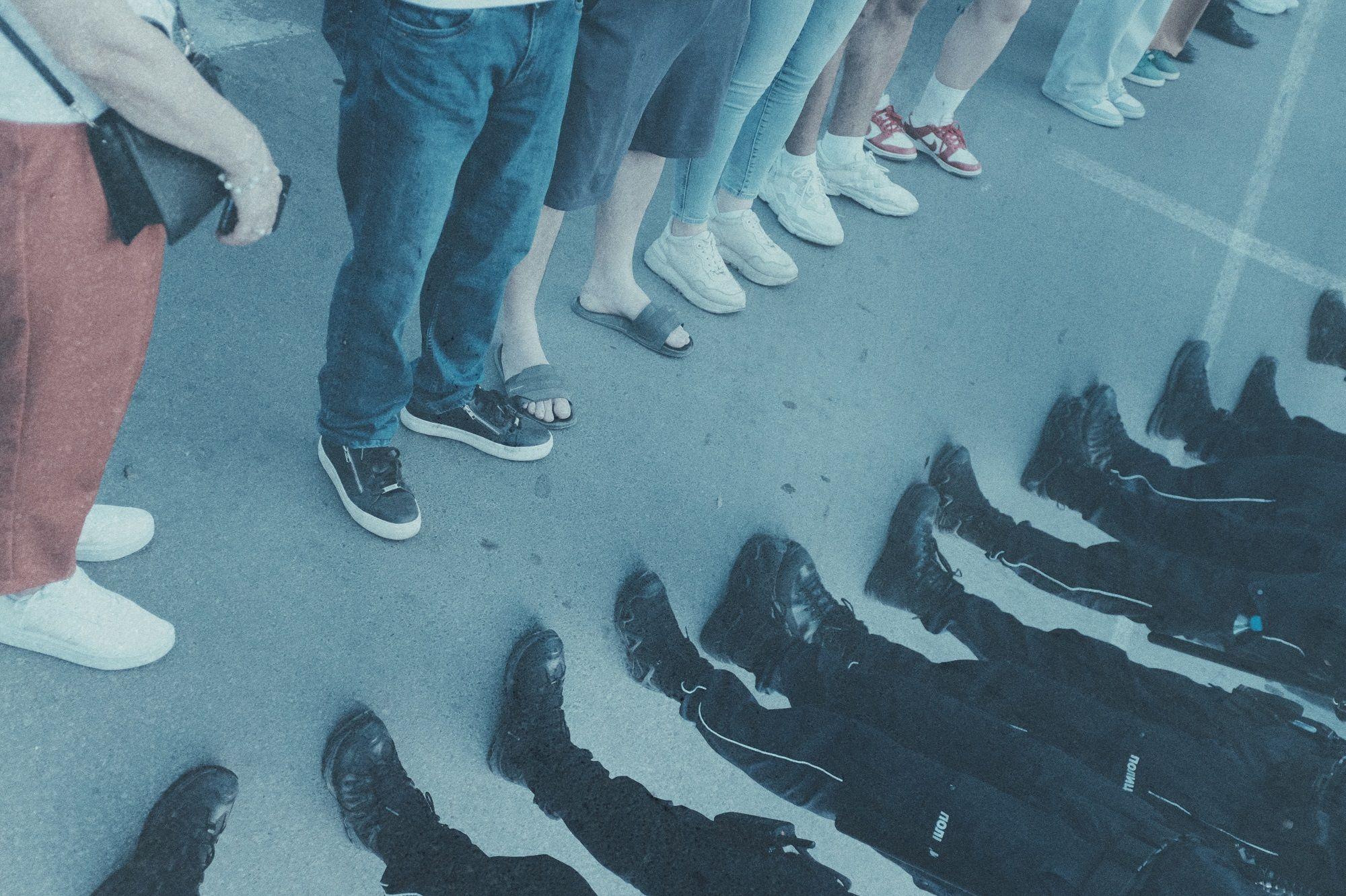 Blokade u Novom Pazaru kroz fotografije 7 Policija i demonstranti