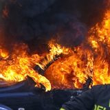 Eksplodirala benzinska pumpa u Rimu: Povređeni policajci i vatrogasac (VIDEO) 3