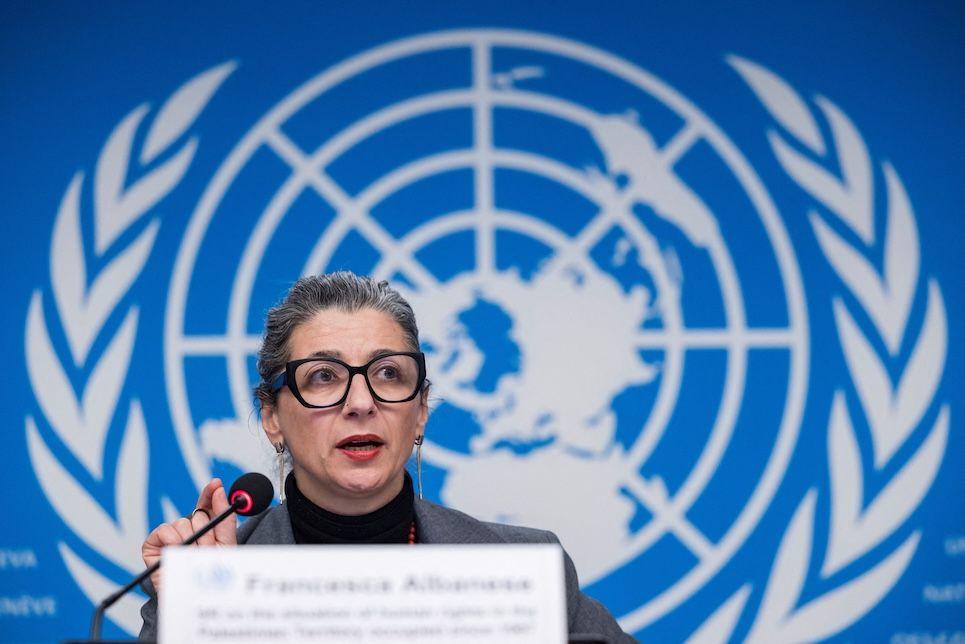 UN izvestiteljka Frančeska Albaneze: „Multinacionalne kompanije učestvuju u genocidu nad Palestincima” 1 Specijalna izvestiteljka UN Frančeska Albaneze