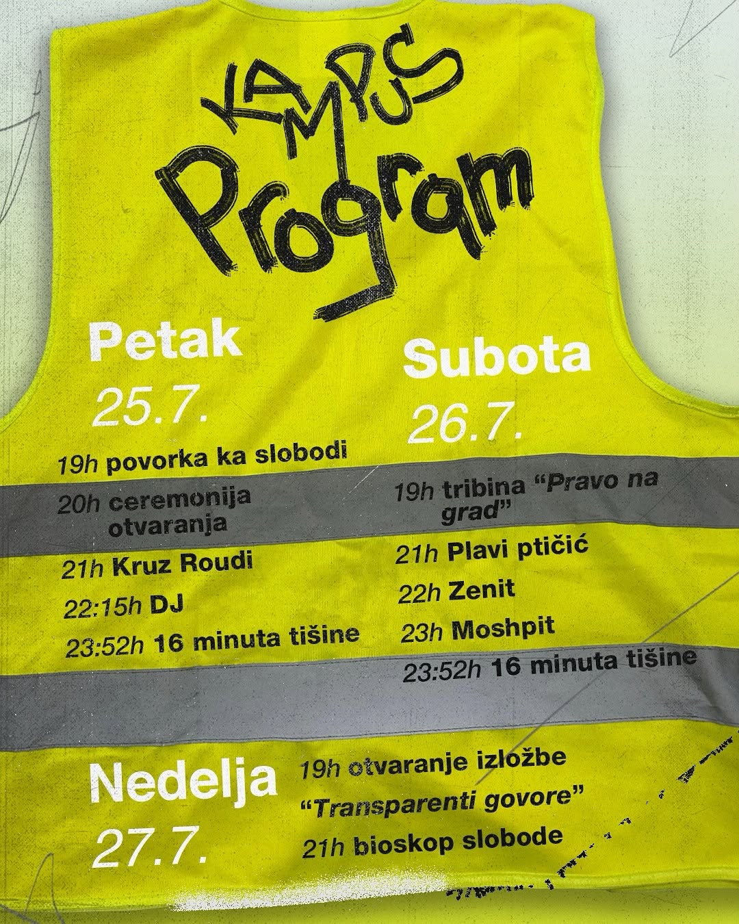 Koncerti, filmovi, predstave, tribine: "Kampus - zona slobode" počinje u Novom Sadu 2 Koncerti, filmovi, predstave, tribine: "Kampus - zona slobode" počinje u Novom Sadu 2