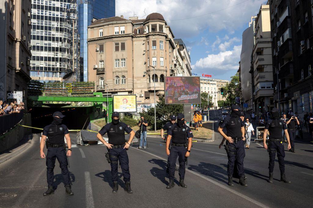Kada policajci mogu da nose fantomke 2 Policija na Zelenom vencu u centru Beograda