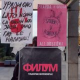 Skup podrške profesorima Slobodnog univerziteta i studentima FILUM-a večeras ispred Rektorata u Kragujevcu 10