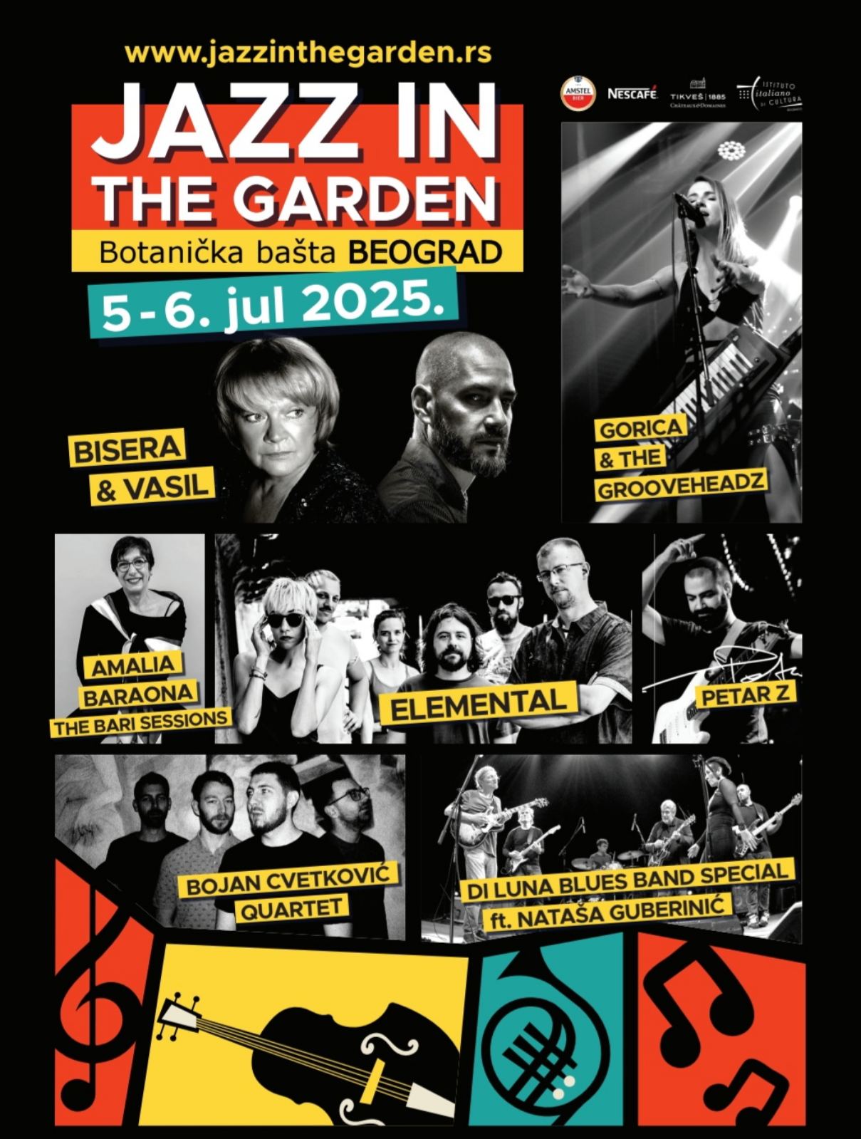 Elemental prvi put na festivalu „Jazz in the Garden" 6. jula u Botaničkoj bašti 1