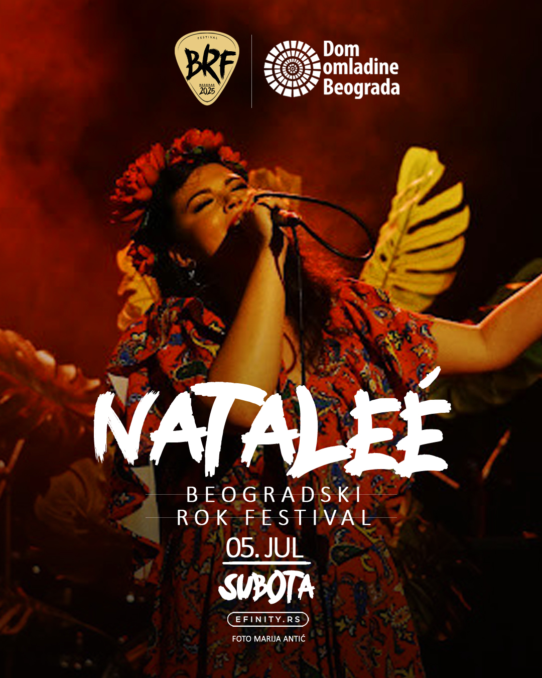 Nataleé predstavlja nove pesme na 1. Beogradskom rok festivalu 2 Nataleé predstavlja nove pesme na 1. Beogradskom rok festivalu 1