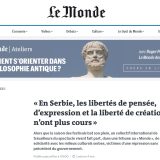 Apel više od 40 evropskih umetnika i stvaralaca na sajtu lista Le Monde: U Srbiji sloboda mišljenja više ne postoji 6