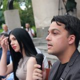 Javno obraćanje ispred Pravnog fakulteta pa blokada raskrsnice: "On ili univerzitet, on ili mi, on ili Srbija" 10