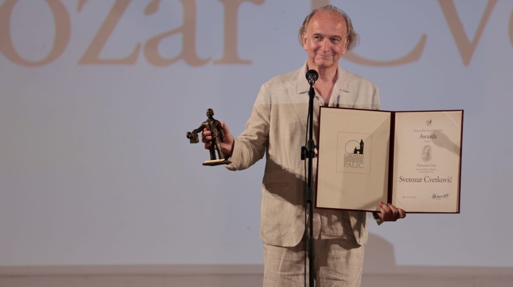 Uručena nagrada “Aleksandar Lifka” Svetozaru Cvetkoviću na 32. Festivalu evropskog filma Palić 1