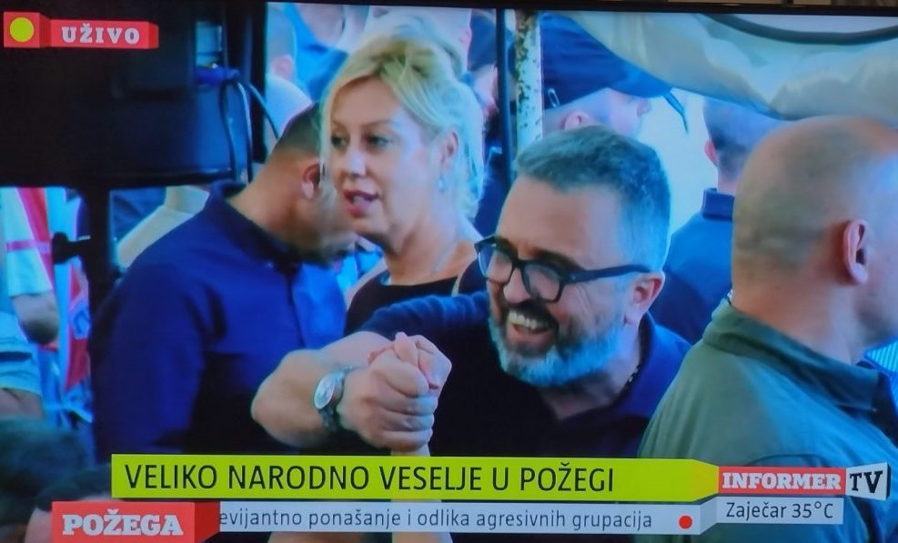 Poslanik Radovanović: SAJ, BIA, Kobre...700 pripadnika bezbednosnih službi obezbeđivalo Informerov skup u Požegi 2
