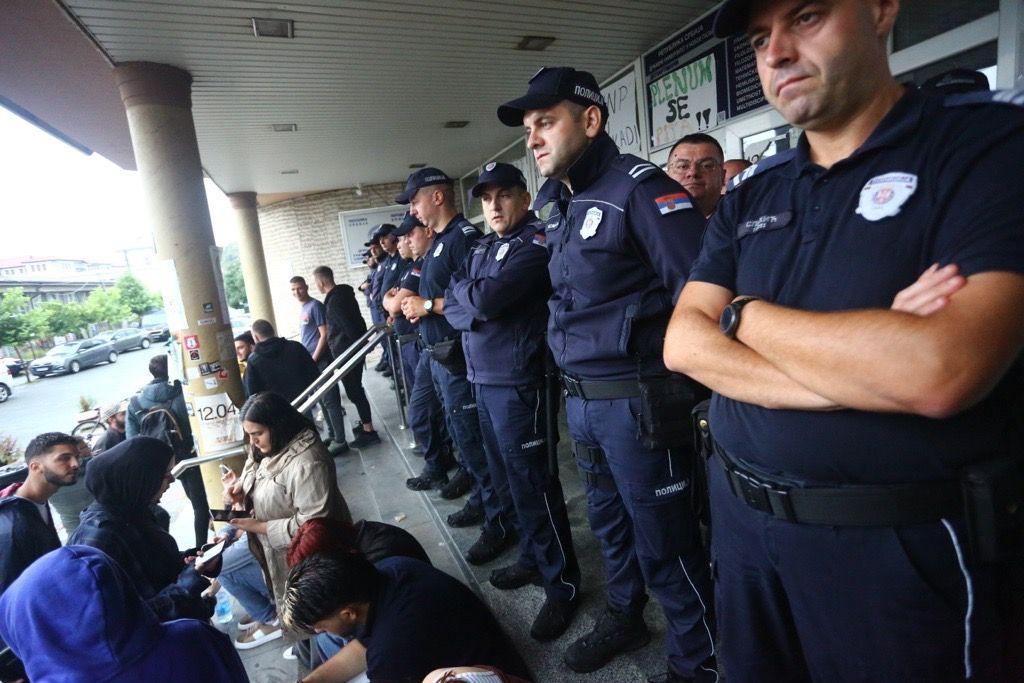 policija, policija na univerzitetu u Novom Pazaru