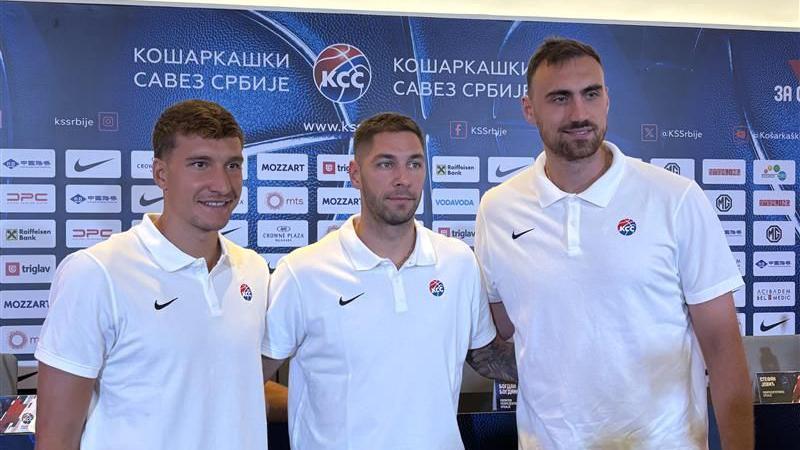 Bogdan Bogdanović, Stefan Jović i Nikola Milutinov