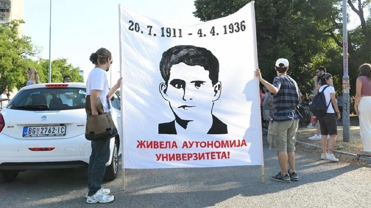 Studenti FDU u protestnoj šetnji u Beogradu