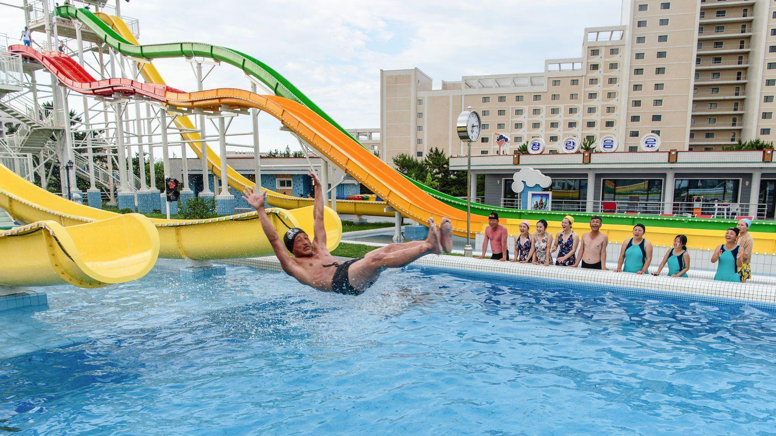 Kako Severna Koreja pokušava da privuče ruske turiste 6 akva park u odmaralištu Vonsan Kalma