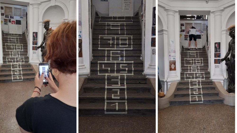 „Školica“ na stepenicama FLU – umetnost koja podiže duh kolektiva 1