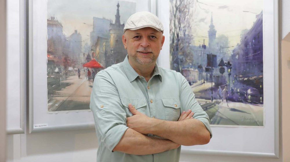 Za umetnost bila bi propast da zavisi od podrške vlasti: Dušan Đukarić, akvarelista, autor izložbe „Tragom svetlosti“ u Galeriji Singidunum 1