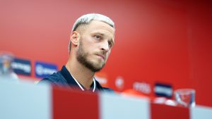 Najnovije pojačanje Crvene zvezde, Marko Arnautović, predstavljen je srpskoj javnosti.