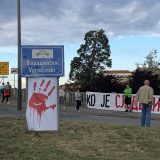 "Free Students Now": Blokiran Varadinski most u Novom Sadu (FOTO) 6