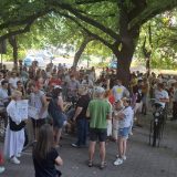 Podrška uhapšenom prevozniku Milomiru Jaćimoviću: Građani i studenti ispred novosadskog suda 10