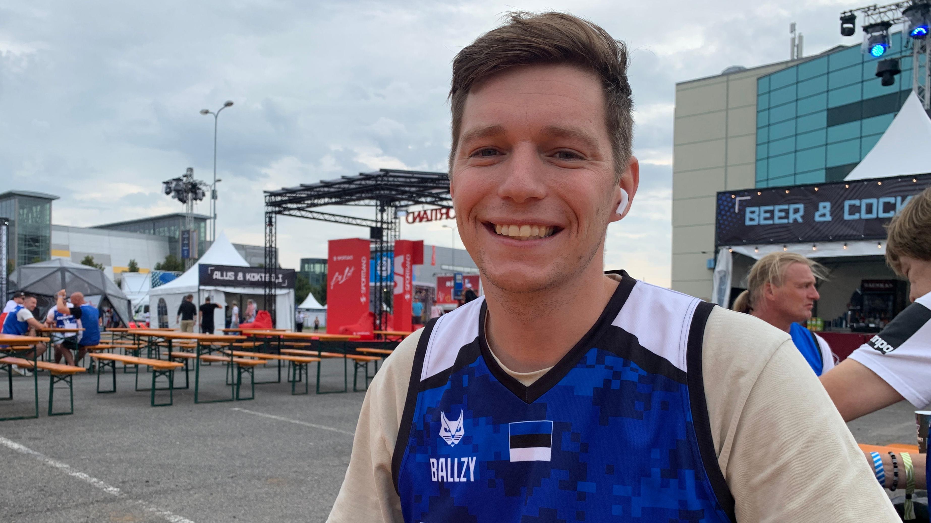 BBC u fan zoni Evrobasketa: Stopiranje, podrška iz dijaspore i burger na vatri 6 Anres Jusep u dresu estonskog tima