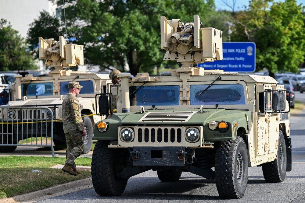 Nacionalna garda na ulicama Vašingtona: 'Borba protiv kriminala i beskućnika' 3 američka vojska, oklopna vozila