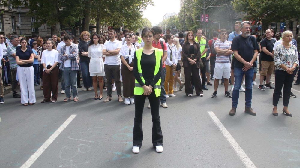 Studenti u blokadi najavili i danas održavanje tišine ispred Pravnog fakulteta 10