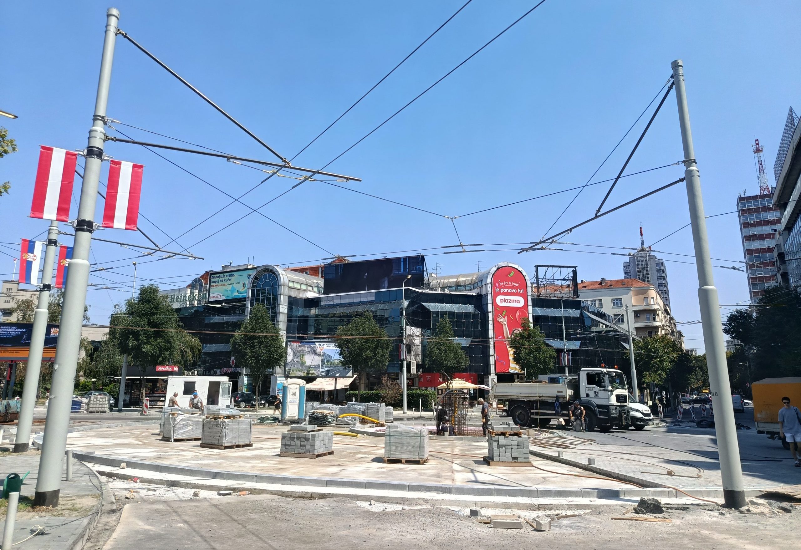 saobraćaj / radovi Terazije Beograd