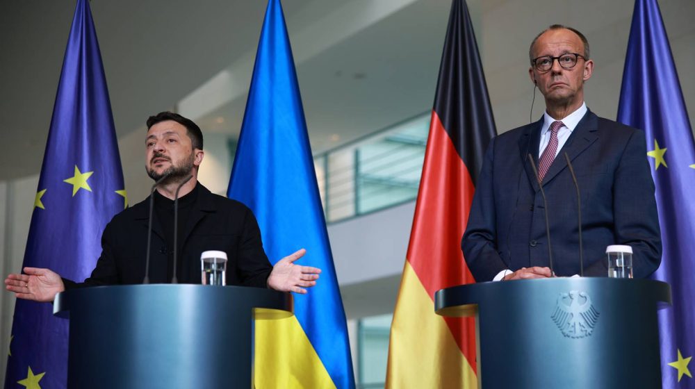 Volodimir Zelenski i Fridrih Merc