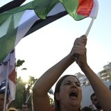 Grčki demonstranti protestuju protiv izraelskih kruzera