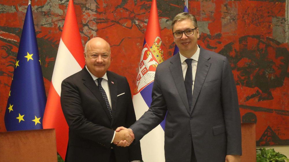 Austrijski kancelar Štoker govorio u Beogradu o stabilnosti Balkana 1