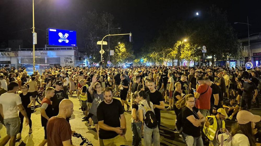 Protest podrške pritvorenom studentu Bogdanu Jovičiću večeras u Novom Sadu 1