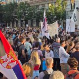 "Nećemo odustati dok ne vidimo leđa zlostavljačima Srbije": Studenti se obratili građanima Beograda na obeležavanju devet meseci od pada nadstrešnice 5