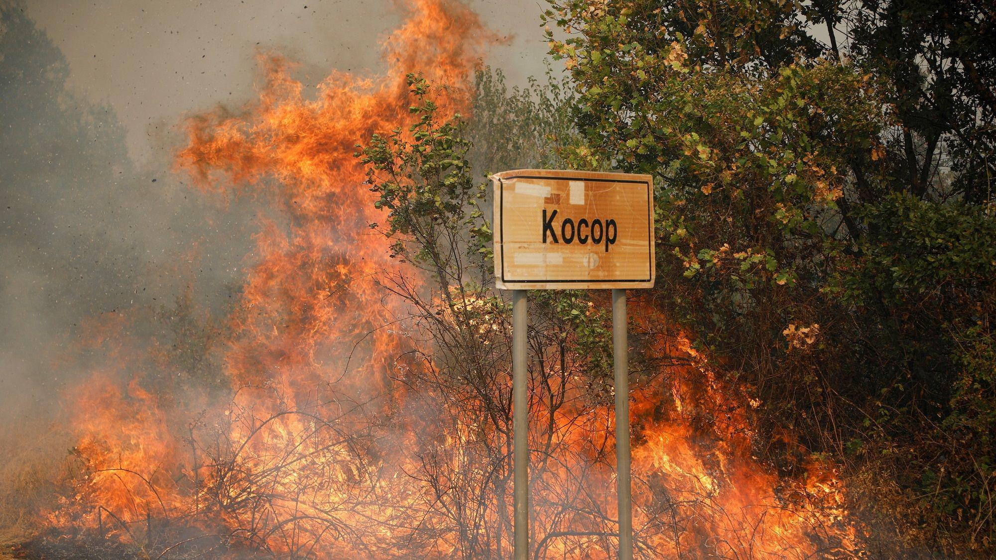 Dan žalosti u Crnoj Gori, nastavljena borba sa požarima 1 Naziv mesta u plamenu