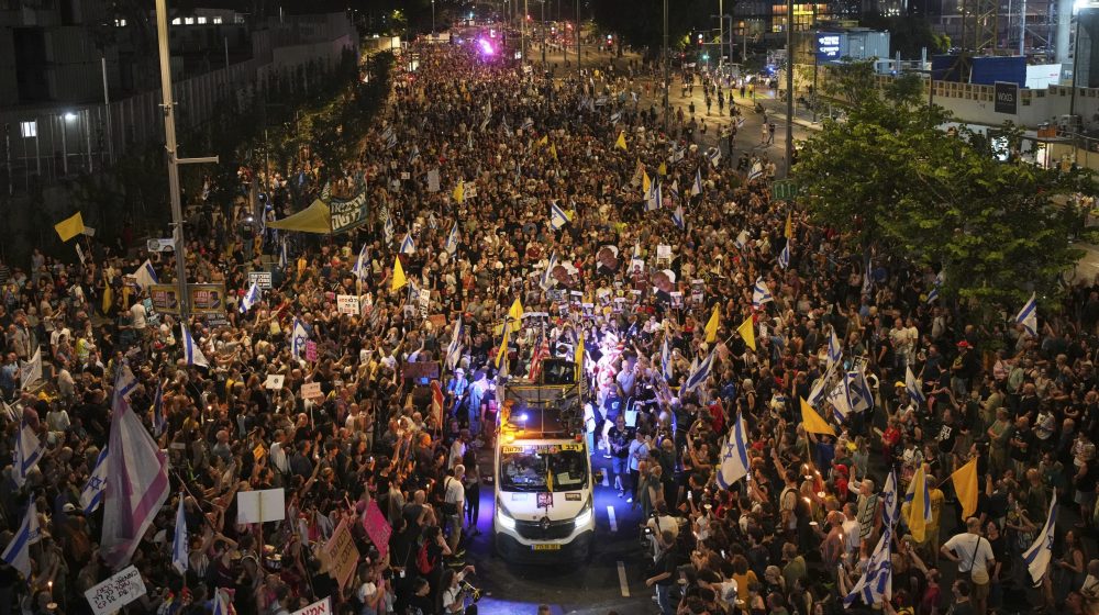 Hiljade demonstranata u Tel Avivu protiv izraelskog plana preuzimanja kontrole nad Gazom 1
