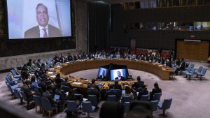  Članice Saveta bezbednosti Ujedinjenih nacija (SBUN) izrazile su danas zabrinutost povodom humanitarne krize u Pojasu Gaze na hitnom sastanku sazvanom povodom plana Izraela da okupira istoimeni glavni grad te palestinske teritorije.